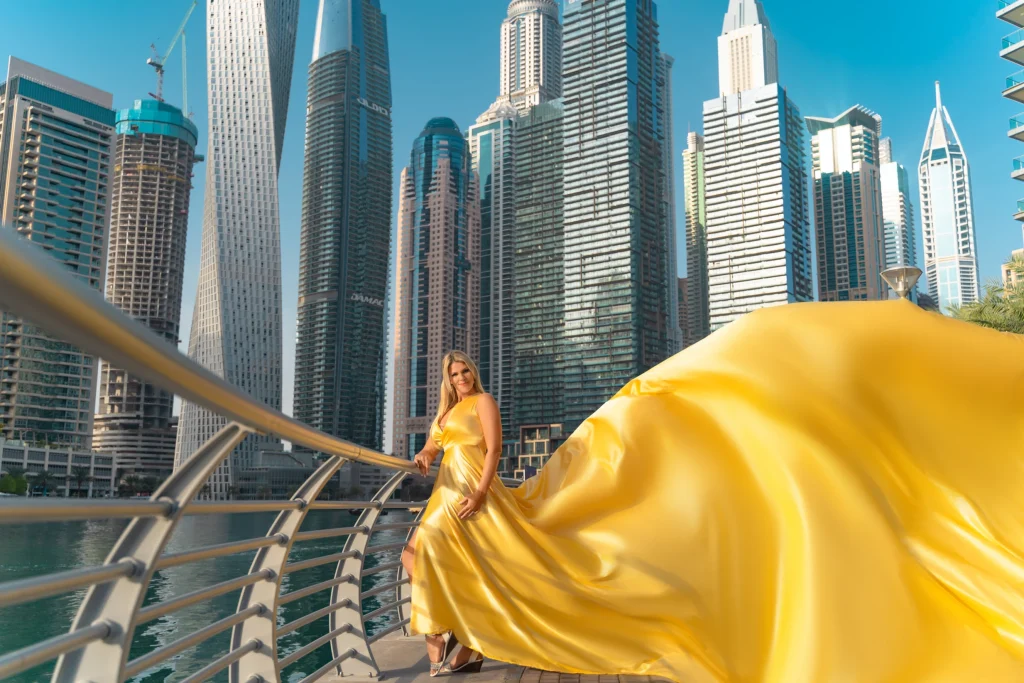Dubai fashion photoshoot in UAE luxury outdoor and indoor locations